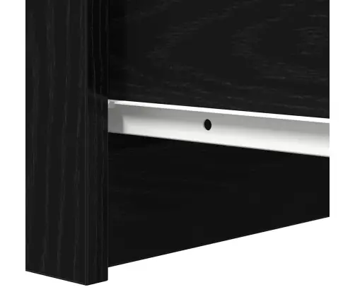 Kumode, Melns Ozols, 37,5X35X76 Cm, Inženierijas Koks Vidaxl