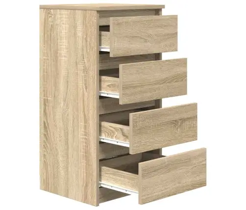 Kumode, Ozolkoka Krāsa, 37,5X35X76 Cm, Inženierijas Koks Vidaxl Kumode, Ozolkoka Krāsa, 37,5X35X76 Cm, Inženierijas Koks Vidaxl