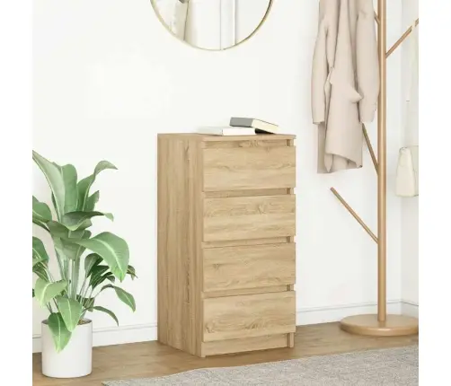 Kumode, Ozolkoka Krāsa, 37,5X35X76 Cm, Inženierijas Koks Vidaxl Kumode, Ozolkoka Krāsa, 37,5X35X76 Cm, Inženierijas Koks Vidaxl