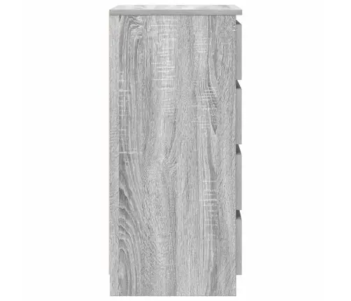 Kumode, Pelēka Ozolkoka, 37,5X35X76 Cm, Inženierijas Koks Vidaxl Kumode, Pelēka Ozolkoka, 37,5X35X76 Cm, Inženierijas Koks Vidaxl