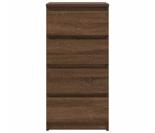 Šoninė Spintelė, Ruda Ąžuolo, 37,5X35X76 cm Apdirbta Mediena