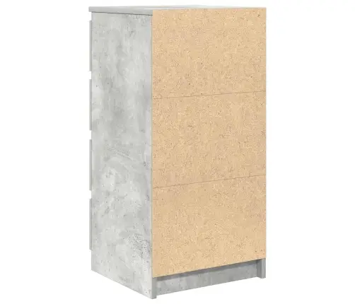 Kumode Ar Atvilktni, 37,5X35X99 Cm, Inženierijas Koks Vidaxl