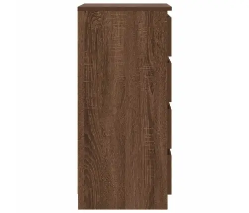 Puhvetkapp Sahtlitega, Pruun Tamm, 37,5 X 35X 99 cm Tehispuit