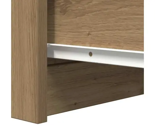 Kumode Ar Atvilktni, 37,5X35X99 Cm, Inženierijas Koks Vidaxl