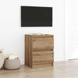 Tv Skapītis, Koka Krāsa, 40X35X54 Cm, Inženierijas Koks Vidaxl