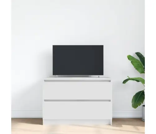 Tv Skapītis, Balts, 80X35X54 Cm, Inženierijas Koks Vidaxl