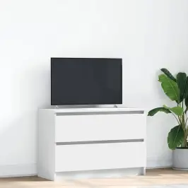Tv Skapītis, Balts, 80X35X54 Cm, Inženierijas Koks Vidaxl