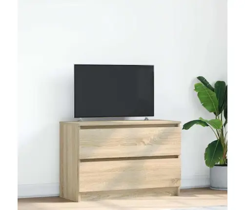 Tv Skapītis, Ozolkoka Krāsa, 80X35X54 Cm, Inženierijas Koks Vidaxl