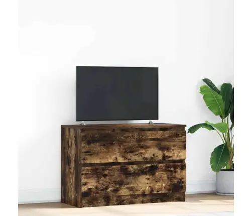 Tv Skapītis, Ozolkoka Krāsa, 80X35X54 Cm, Inženierijas Koks Vidaxl