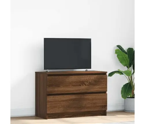 Tv Skapītis, Ozolkoka Krāsa, 80X35X54 Cm, Inženierijas Koks Vidaxl