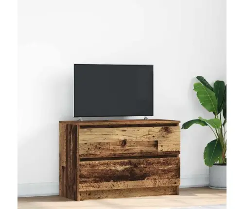 Tv Skapītis, 80X35X54 Cm, Veca Koka, Skaidu Plāksne Vidaxl