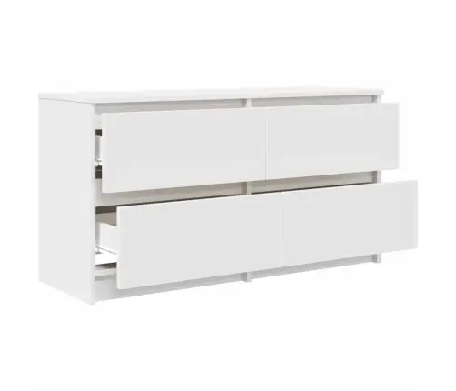 Tv Skapītis, Balts, 100X35X54 Cm, Inženierijas Koks Vidaxl