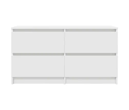 Tv Skapītis, Balts, 100X35X54 Cm, Inženierijas Koks Vidaxl