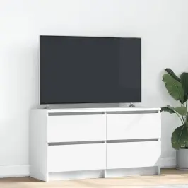 Tv Skapītis, Balts, 100X35X54 Cm, Inženierijas Koks Vidaxl