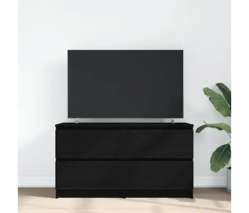 Tv Skapītis, Melns, 100X35X54 Cm, Inženierijas Koks Vidaxl