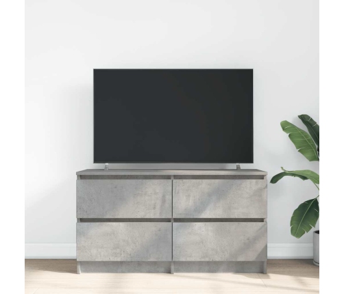 Tv Skapītis, Betona Pelēks, 100X35X54 Cm, Inženierijas Koks Vidaxl