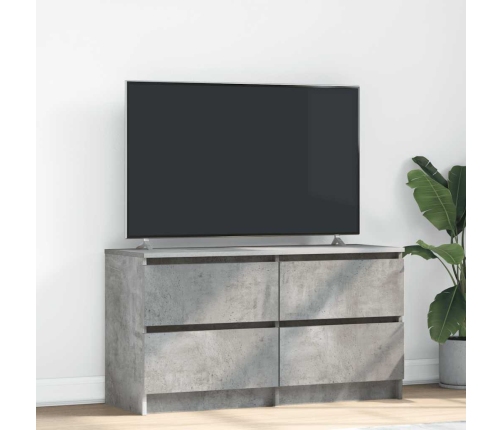 Tv Skapītis, Betona Pelēks, 100X35X54 Cm, Inženierijas Koks Vidaxl