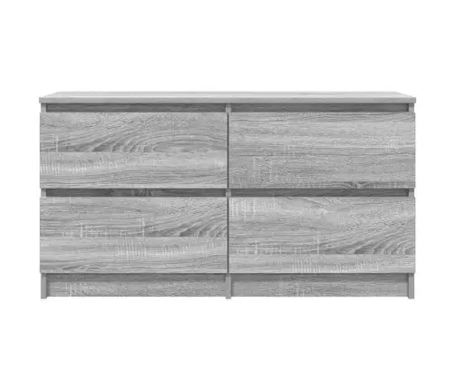 Tv Skapītis, Pelēka Ozolkoka, 100X35X54 Cm, Inženierijas Koks Vidaxl