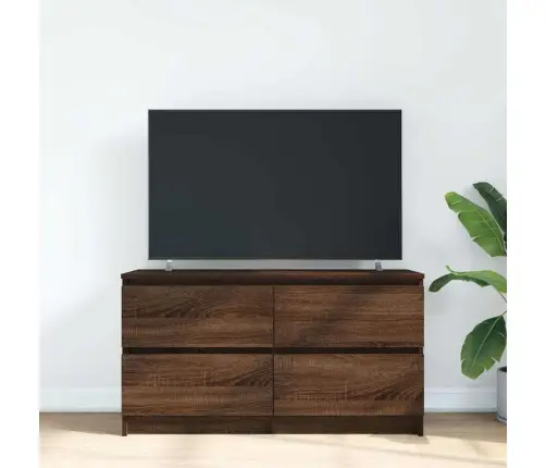 Tv Skapītis, Ozolkoka Krāsa, 100X35X54 Cm, Inženierijas Koks Vidaxl