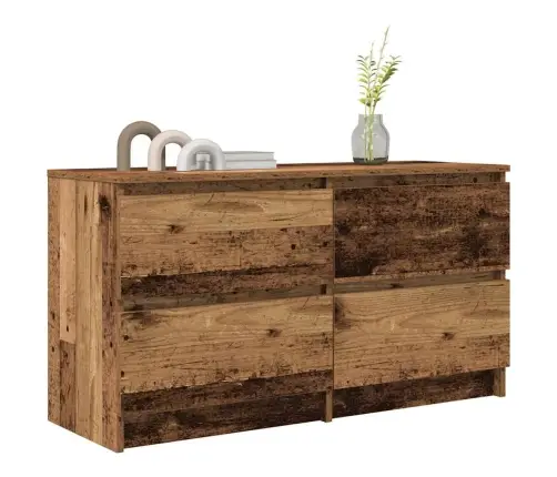 Telerikapp Old Wood 100X35X54 Cm Engineered Wood