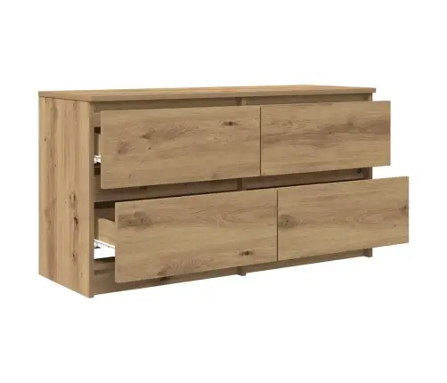 Tv Skapītis, Koka Krāsa, 100X35X54 Cm, Inženierijas Koks Vidaxl