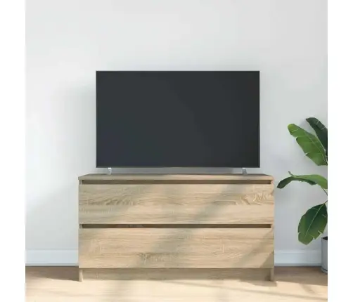 Tv Skapītis, Ozolkoka Krāsa, 100X35X54 Cm, Inženierijas Koks Vidaxl