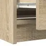 Tv Skapītis, Ozolkoka Krāsa, 100X35X54 Cm, Inženierijas Koks Vidaxl