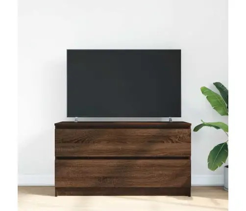 Tv Skapītis, Ozolkoka Krāsa, 100X35X54 Cm, Inženierijas Koks Vidaxl