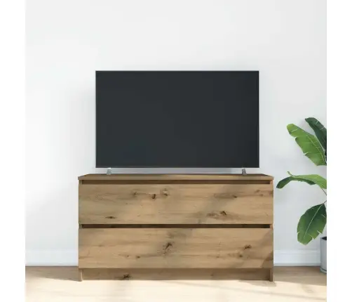 Televizoriaus Spintelė, Artisano Ąžuolo, 100X35X54 cm Mediena