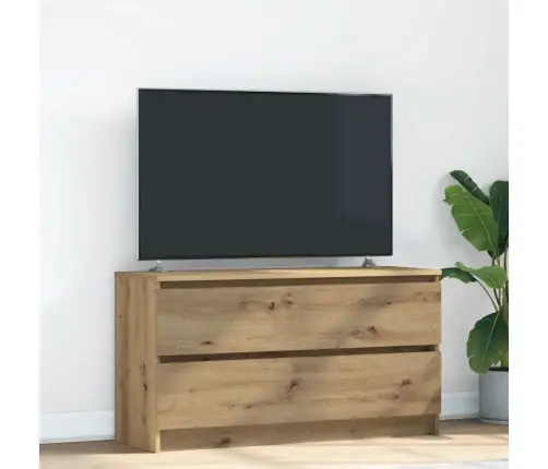 Televizoriaus Spintelė, Artisano Ąžuolo, 100X35X54 cm Mediena