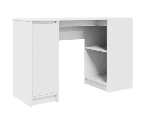 Rakstāmgalds, Balts, 120X42X76 Cm, Skaidu Plāksne Vidaxl