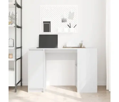 Rakstāmgalds, Balts, 120X42X76 Cm, Skaidu Plāksne Vidaxl