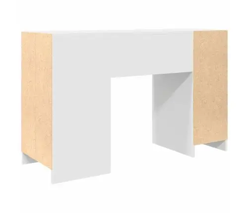 Rakstāmgalds, Balts, 120X42X76 Cm, Skaidu Plāksne Vidaxl