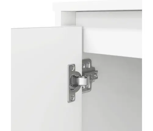 Rakstāmgalds, Balts, 120X42X76 Cm, Skaidu Plāksne Vidaxl