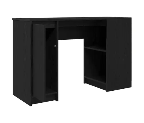 Rakstāmgalds Melns Ozols 120X42X76 Cm Inženierijas Koks Vidaxl