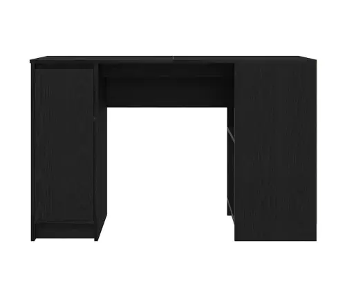 Rakstāmgalds Melns Ozols 120X42X76 Cm Inženierijas Koks Vidaxl