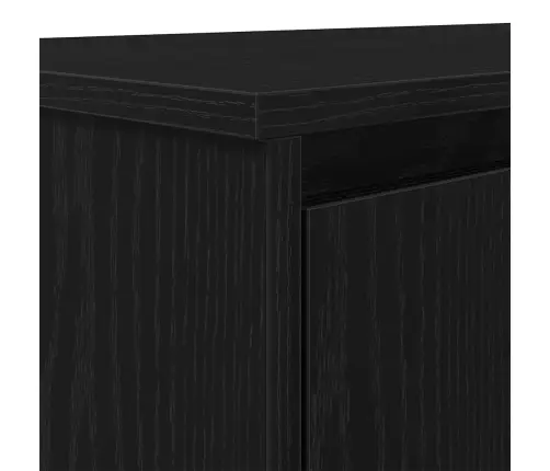 Rakstāmgalds Melns Ozols 120X42X76 Cm Inženierijas Koks Vidaxl