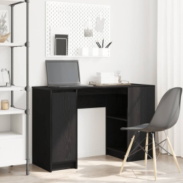 Rakstāmgalds Melns Ozols 120X42X76 Cm Inženierijas Koks Vidaxl