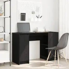 Rakstāmgalds Melns Ozols 120X42X76 Cm Inženierijas Koks Vidaxl