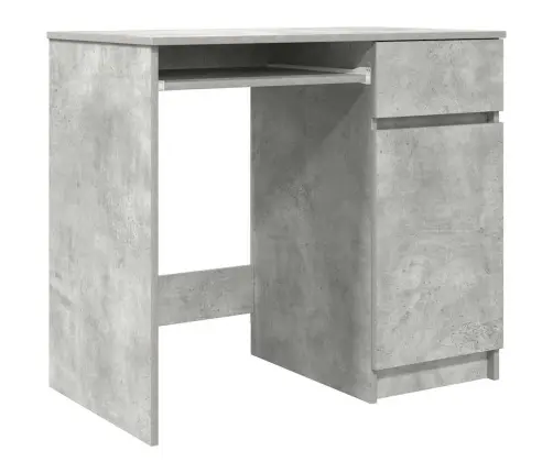 Rakstāmgalds, Betonpelēks, 86X49X76 Cm Inženierijas Koks Vidaxl