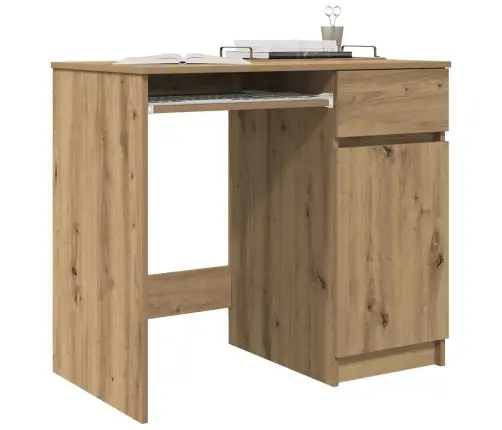 Rašomasis Stalas, Artisano Ąžuolo, 86X49X76cm Apdirbta Mediena