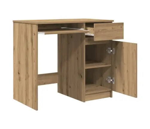 Rašomasis Stalas, Artisano Ąžuolo, 86X49X76cm Apdirbta Mediena