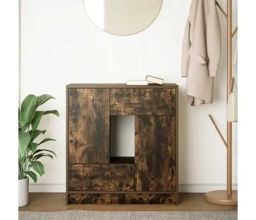 Šoninė Spintelė Su Stalčiais Ir Durelėmis, 70,5X34X74,5 Cm