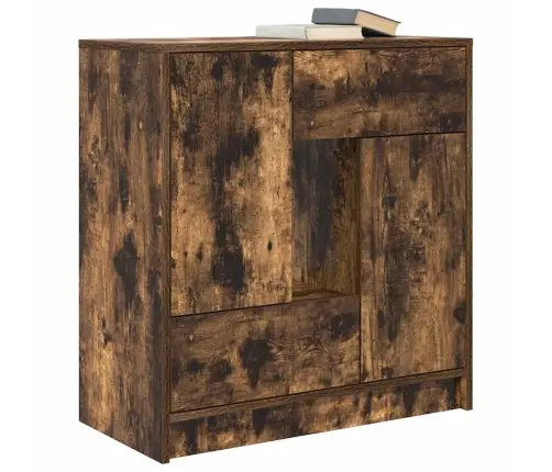 Šoninė Spintelė Su Stalčiais Ir Durelėmis, 70,5X34X74,5 Cm