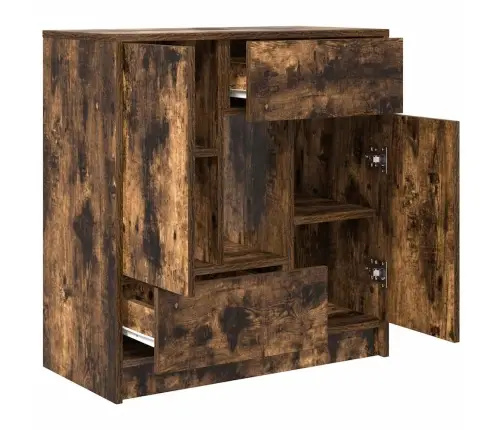 Šoninė Spintelė Su Stalčiais Ir Durelėmis, 70,5X34X74,5 Cm