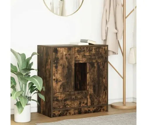 Šoninė Spintelė Su Stalčiais Ir Durelėmis, 70,5X34X74,5 Cm