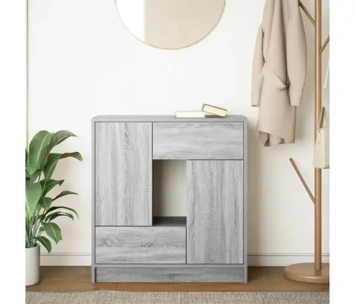 Šoninė Spintelė Su Stalčiais Ir Durelėmis, 70,5X34X74,5 Cm