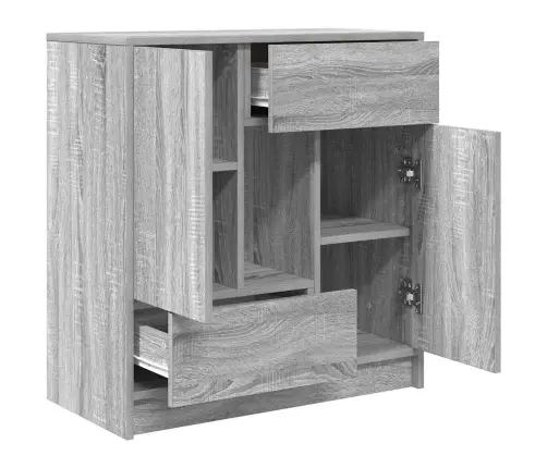 Šoninė Spintelė Su Stalčiais Ir Durelėmis, 70,5X34X74,5 Cm