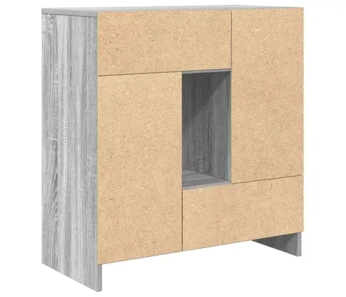 Šoninė Spintelė Su Stalčiais Ir Durelėmis, 70,5X34X74,5 Cm