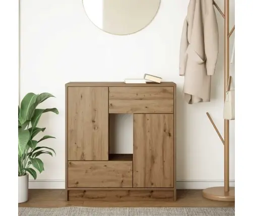 Puhvetkapp Sahtlitega Ja Ustega, Artisan Tamm, 70,5X34X74,5 Cm